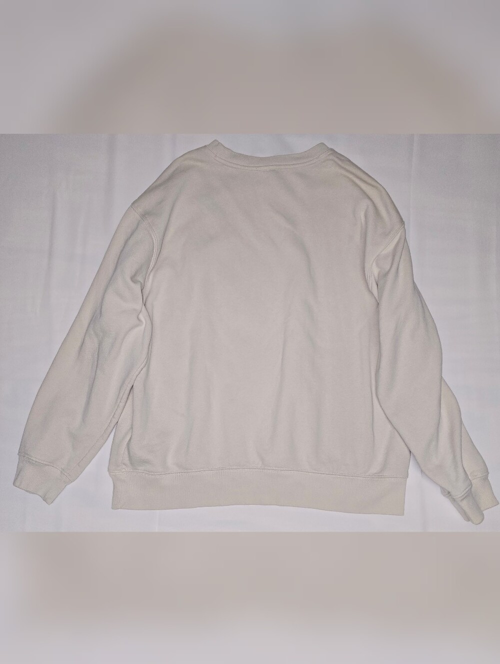 GAP Smiley Originals Cream Sweatshirt with Blue Logo and Yellow Smiley - Picture 7 of 13
